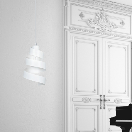 Lampa wisząca SAGA 1 WHITE Emibig 351/1 biały