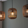Lampa wisząca Endon Lighting Mathias 101775 drewniany