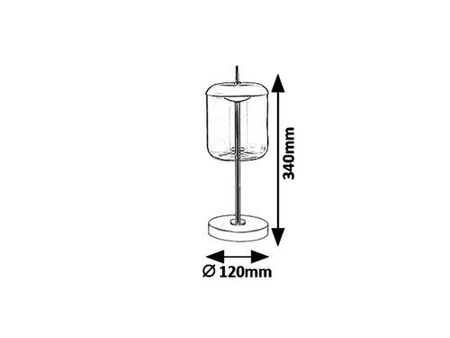 Lampa stołowa Rabalux Delice 5026 czarny