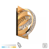 Lampa sufitowa Zuma Line MX3274-2-3GT TULA LAMPA SUFITOWA ZŁOTA/GOLD