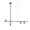 Lampa wisząca Arizona 4xGU10 czarno/złota LP-074/4PL BK/GD