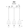 Light Prestige Lampa wisząca Melt 3xE27 LP-126/3L