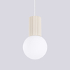 Sollux Lighting Lampa wisząca HALO 1 beżowa SL.1719
