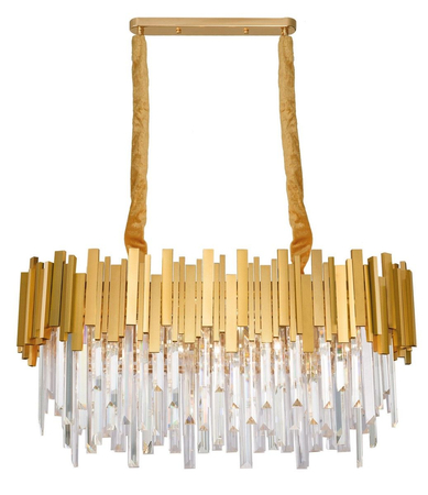 Lampa wisząca Luces Exclusivas CAMPANA LE42289 złoty