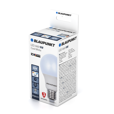 Blaupunkt Żarówka LED E27 9W barwa zimna