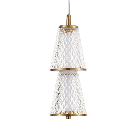 Milagro Lampa wisząca SANSA 5W LED ML1820 CZARNY + MOSIĄDZ