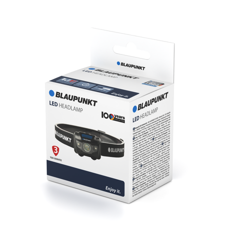 Latarka czołowa LED Blaupunkt 100lm IPX4 3xAAA BT-HL9023