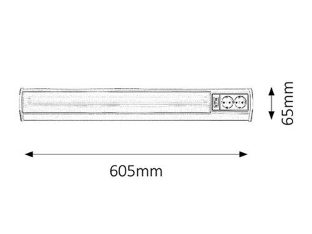 Lampa wewnętrzna Rabalux Bath 2322 biały