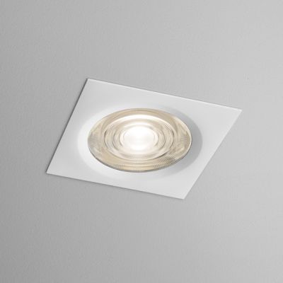 Lampa wpuszczana AQForm Only Square Mini LED 230V Hermetic Recessed Biały Struktura