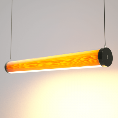 Lampa LED Wooden TUBE Ash Wi-Fi-Control