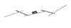 Lampa sufitowa Trio 628410532 czarny